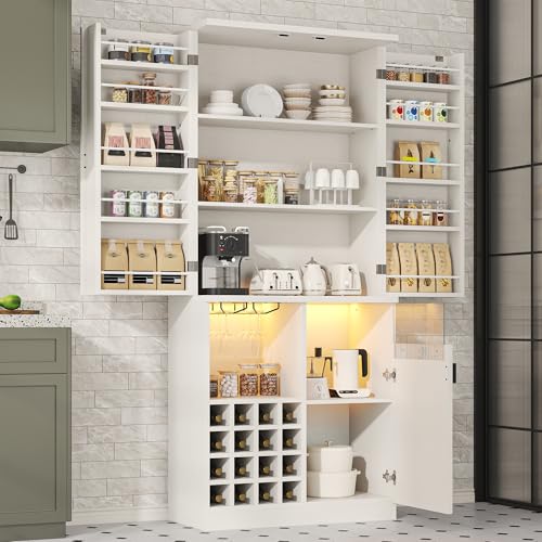 72" Tall Kitchen Pantry Storage Cabinet
