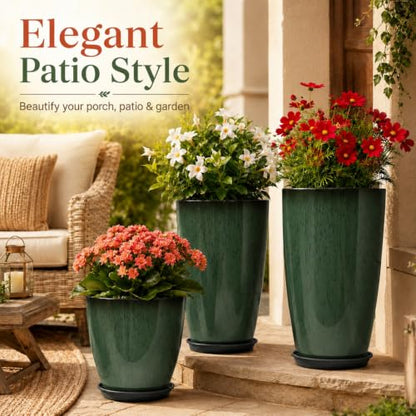 Set of 3 Tall Planter (3 Count)