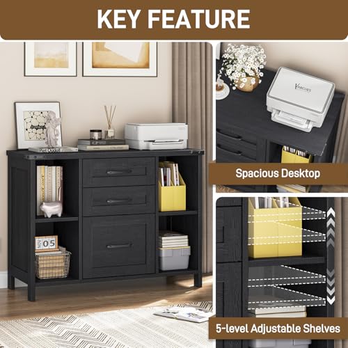 File Cabinet with 3 Drawers