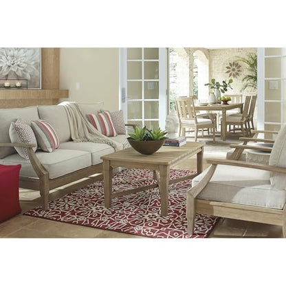 Clare View 1 Piece Eucalyptus Outdoor Sofa