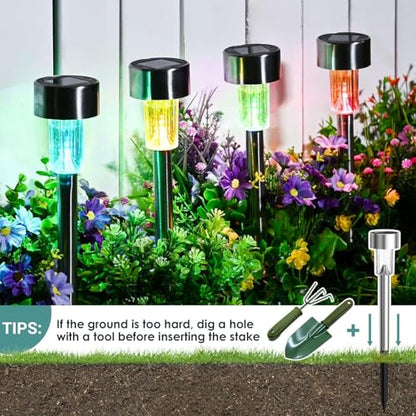 Solar Garden Lights Outdoor (12 Count)