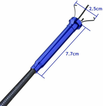 Claw Grabber reacher tool trash picker flexible pickup tool for Garbage Litter Pick Home Sink Drain and Metal small items and head with LED Lights、magnet，Length 24.4 inches,long reacher tool