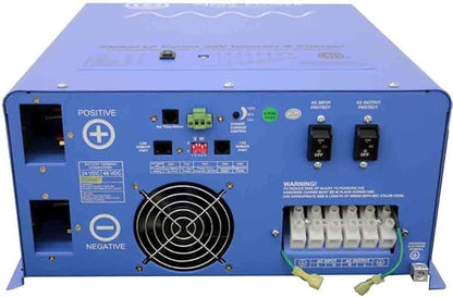 AIMS Power 4000 Watt 24 VDC Pure Sine Inverter Charger 120 VAC Output 55A Charger 30A Transfer Switch ETL Cert to UL 458/1012/1741 Standards CSA PICOGLF4024120UL
