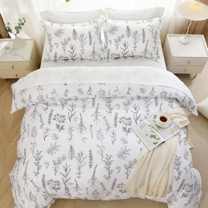 White Full Comforter Set