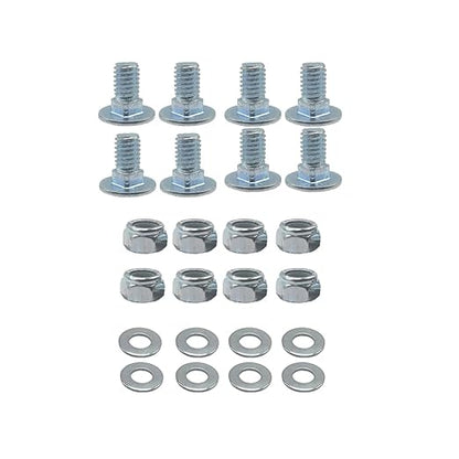 784-5581 Carriage Bolt & Nut kit 5/8" for MTD SnowBlowers Shave Plate Scraper Bar 784-5581A 790-00117-0637 790-00120-0637 784-5581A-0637 8/Set,Stainless Steel