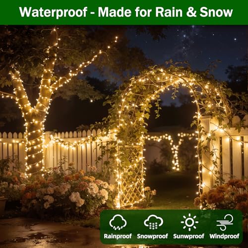 300 LED 75FT Christmas String Lights Outdoor (75 Foot)