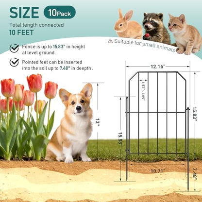 Garden Fence Total 10ft (10 Count)
