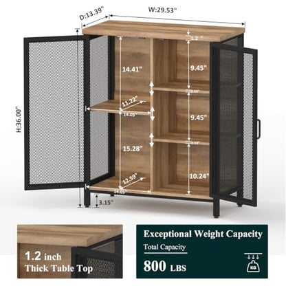 Coffee Bar Cabinet with Storage for Home Kitchen