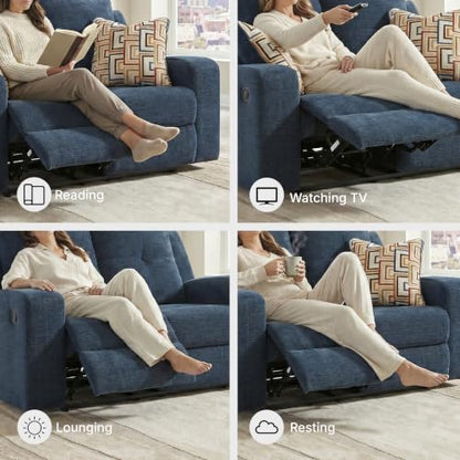 Danum Small Reclining Loveseat Sofa