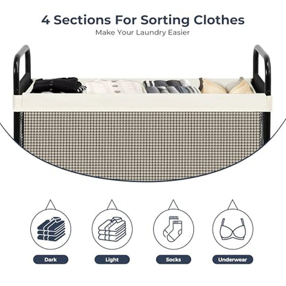Laundry Hamper 4 Section