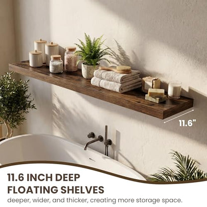 36 Inch Floating Shelves for Wall Set of 2