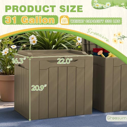31 Gallon Deck Box for Outside