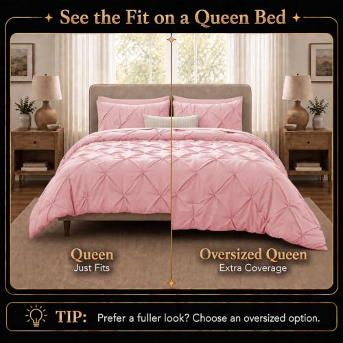 Queen Comforter Set Pink