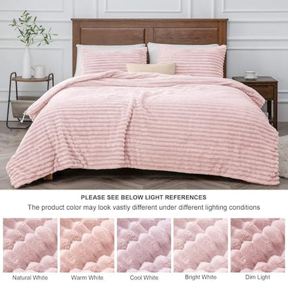 Fleece California King Comforter Set