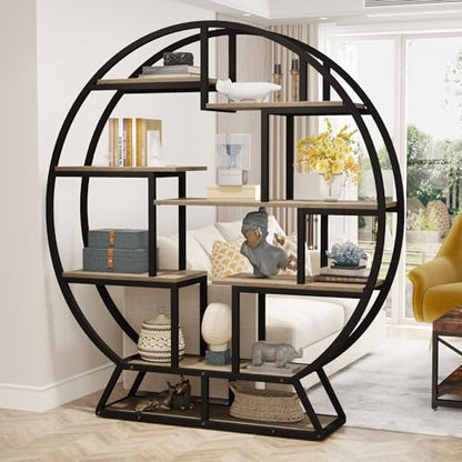 Bookshelf Round Bookshelves Etagere Bookcase