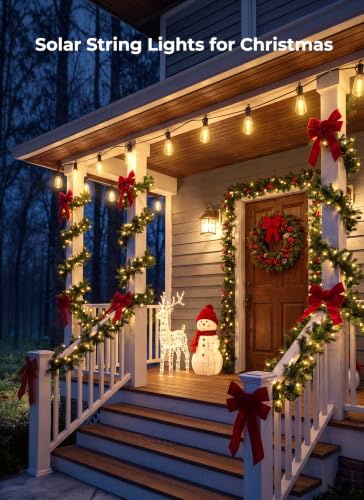 58FT Solar String Lights Outdoor