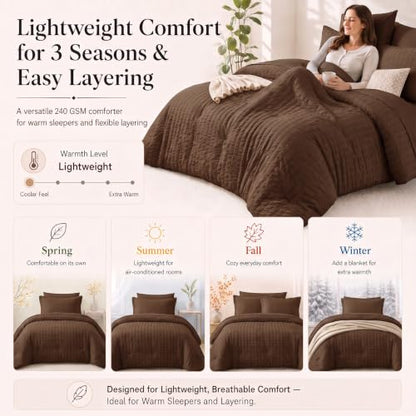 Oversized King Comforter Set 120x98 in