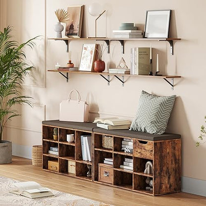 Long Wall Shelves (2 Count)