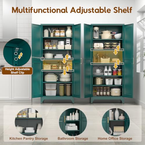 75" Kitchen Pantry Cabinet