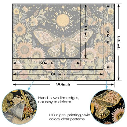 Celestial Moth Tapestry
