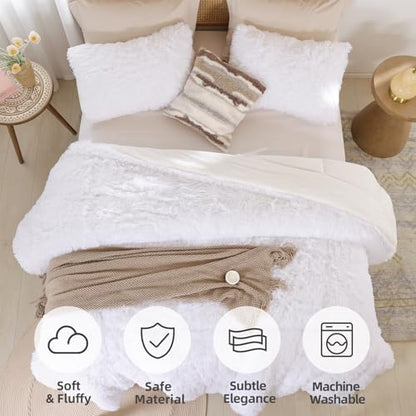 Fluffy Queen Comforter Set