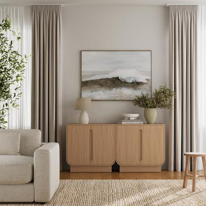 Joey Mid Century Modern Storage Cabinet (2 Count)