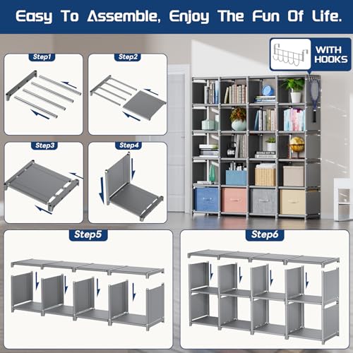 20 Cube Book Shelf