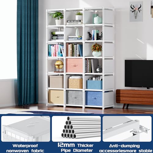 Book Shelf 18 Cube Storage Organizer (18 Count)