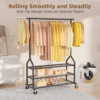 Heavy Duty Clothes Rack Load 556 LBS