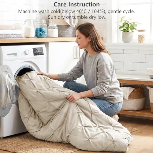 Queen Comforter Set Oatmeal