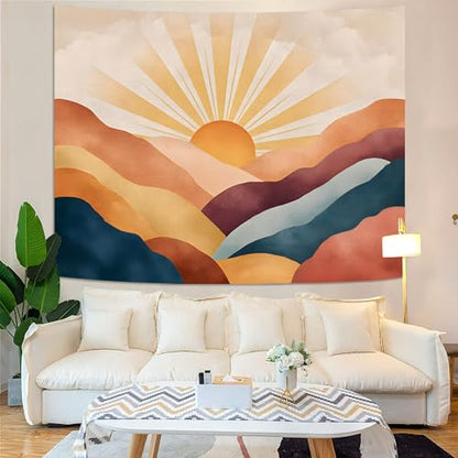 Abstract Mountain Tapestry