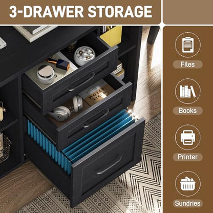 File Cabinet with 3 Drawers