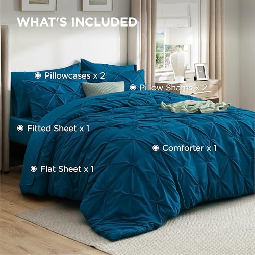 7 Piece Queen Comforter Set & Sheet Set