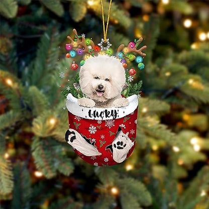 Bichon Frise Christmas Ornament