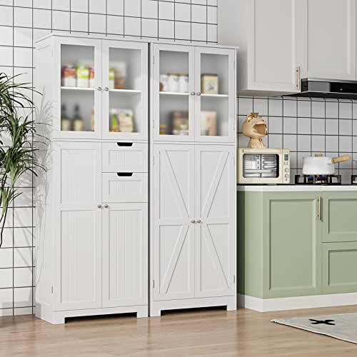 67'' Tall Bathroom Storage Cabinet