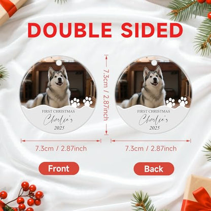 Personalized Dog Photo Ornaments 2026