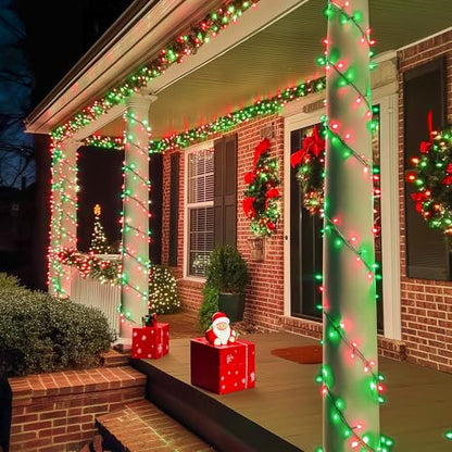 600 LED Christmas String Lights Outdoor (168 Foot)