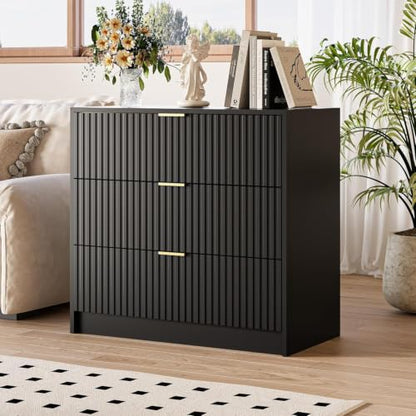 3 Drawer Nightstand Set of 2