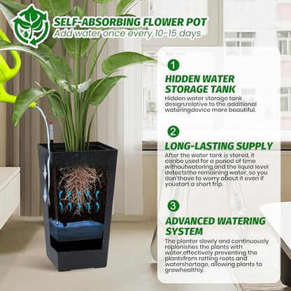 22.5" Tall Planters Set of 2 (2 Count)
