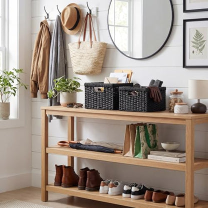 Wicker Baskets with Handles (2 Count)