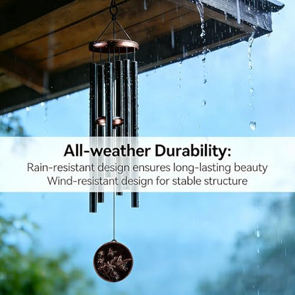 34" Butterfly Wind Chimes for Outside