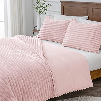 Fleece Queen Comforter Set