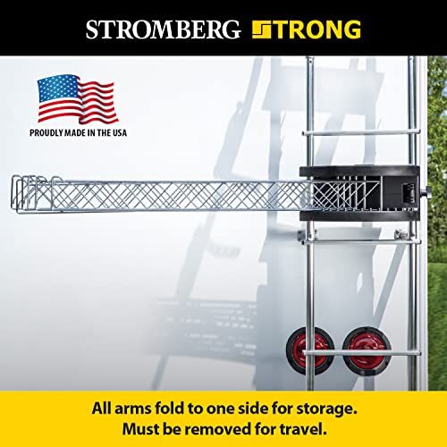 Extend-A-Line 35" Clothes Line – Retractable, Rack Hanger, Folding Swing Arm with Versatile Towel Bar for RVs, Drying, Motorhomes, Campers, and Home Laundry Spaces