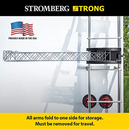 Extend-A-Line 35" Clothes Line – Retractable, Rack Hanger, Folding Swing Arm with Versatile Towel Bar for RVs, Drying, Motorhomes, Campers, and Home Laundry Spaces