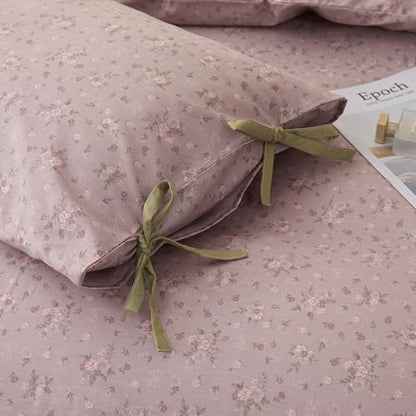 Purple Floral Comforter Set Twin XL
