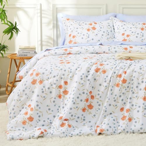 Orange Blossom Bed in a Bag King 7 Pieces
