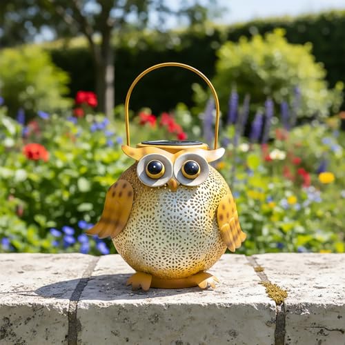 Solar Owl Lights Outdoor Waterproof