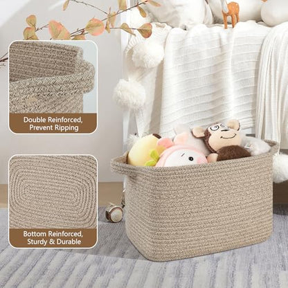 Storage Basket for Organizing 3 Pack (3 Count)