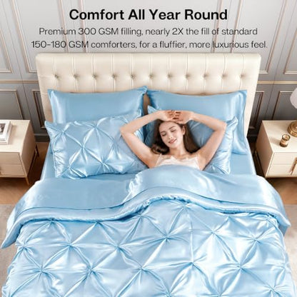 Satin Full Size Comforter Set
