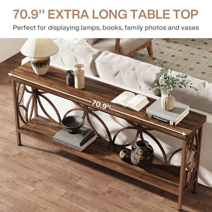 70.9 Inch Narrow Sofa Table